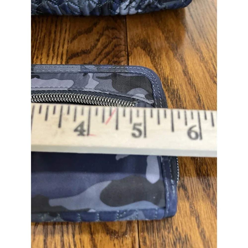 Lug Ranger Convertible Crossbody Bag And Rodeo Wallet Wristlet Camo Navy Blue